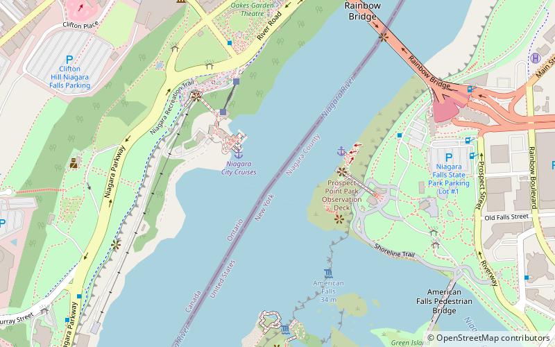 Honeymoon Bridge location map