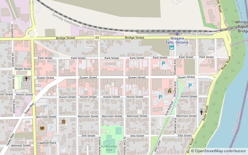 Queen Street Arts and Culture District location map