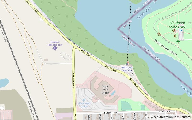 Maid of the Mist location map