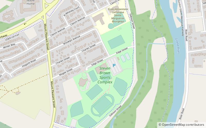 steve brown sports complex brantford location map