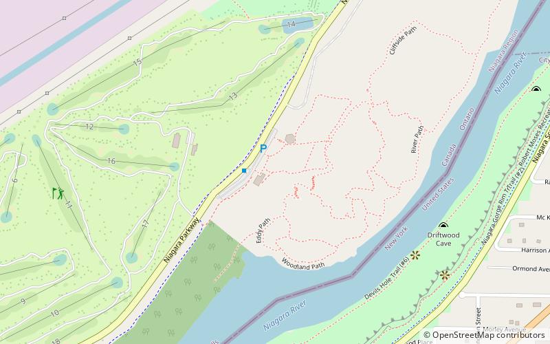 Niagara Glen Nature Reserve location map