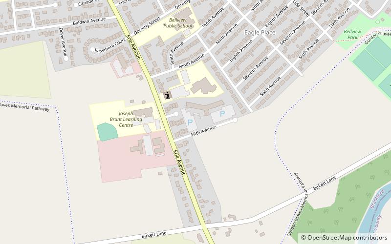 brantford brant location map