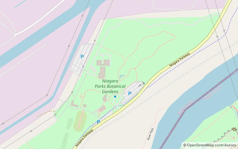 Niagara Parks Botanical Gardens location map