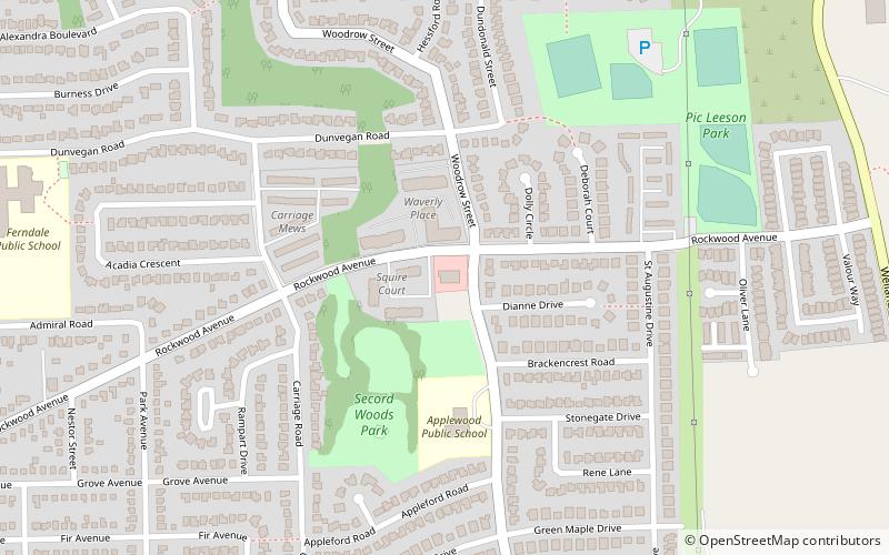 Secord Woods location map