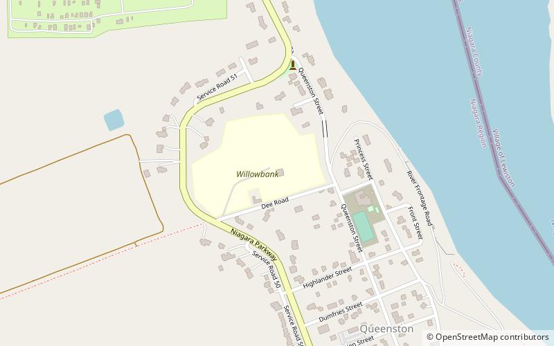 Willowbank Estate location map