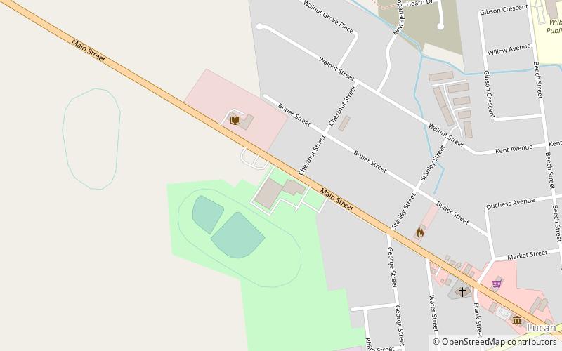 Lucan Community Memorial Centre location map
