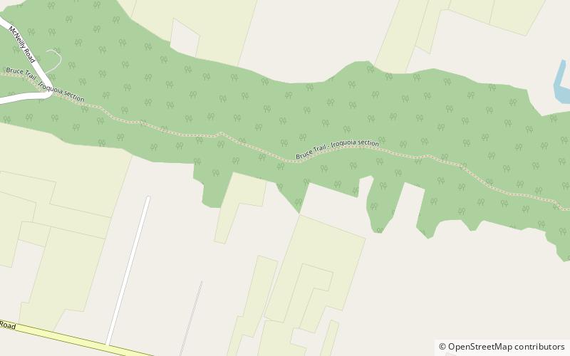 Lewis Road West Falls location map