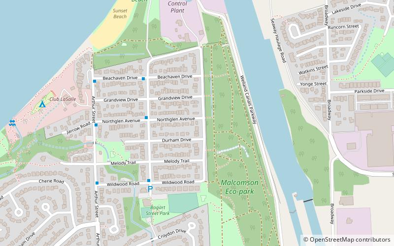 Port Weller location map