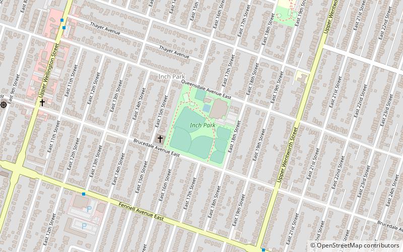 inch park hamilton location map