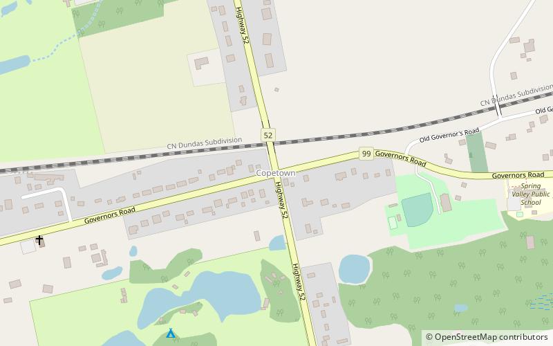 Copetown location map