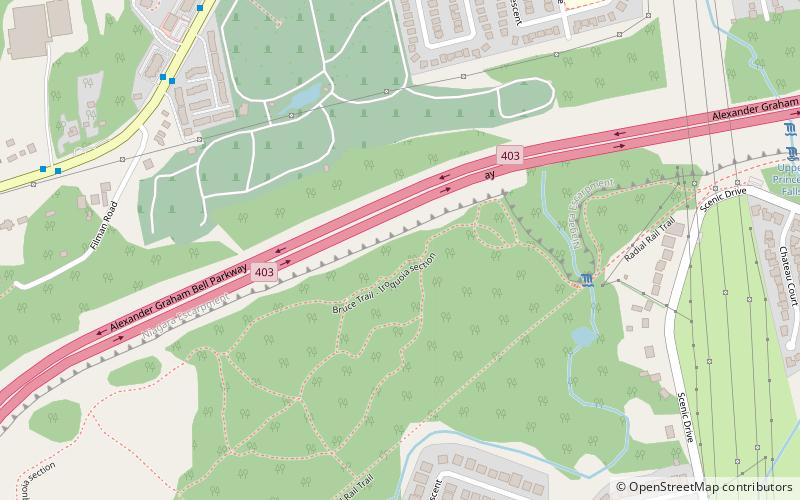 East Iroquoia Falls location map