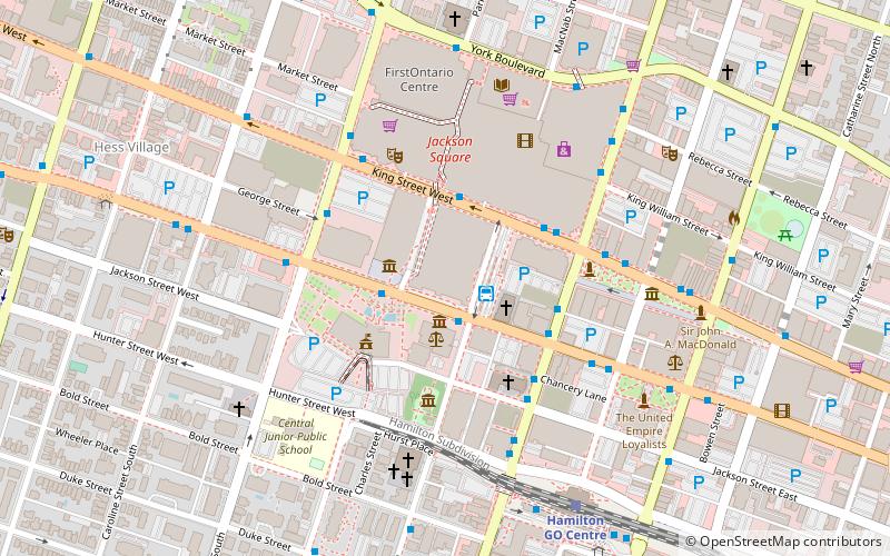 Hamilton Place location map