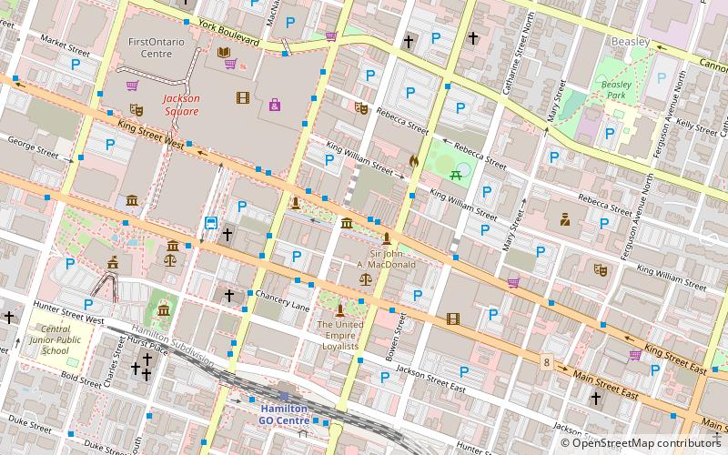 Gore Park location map