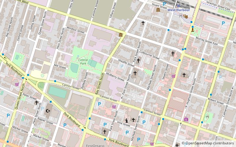 Hamilton-Wentworth Catholic District School Board location map