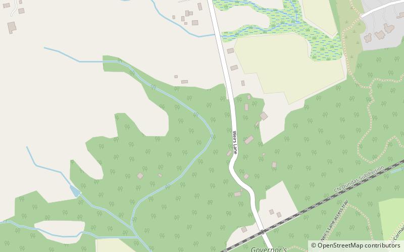 weirs falls hamilton location map