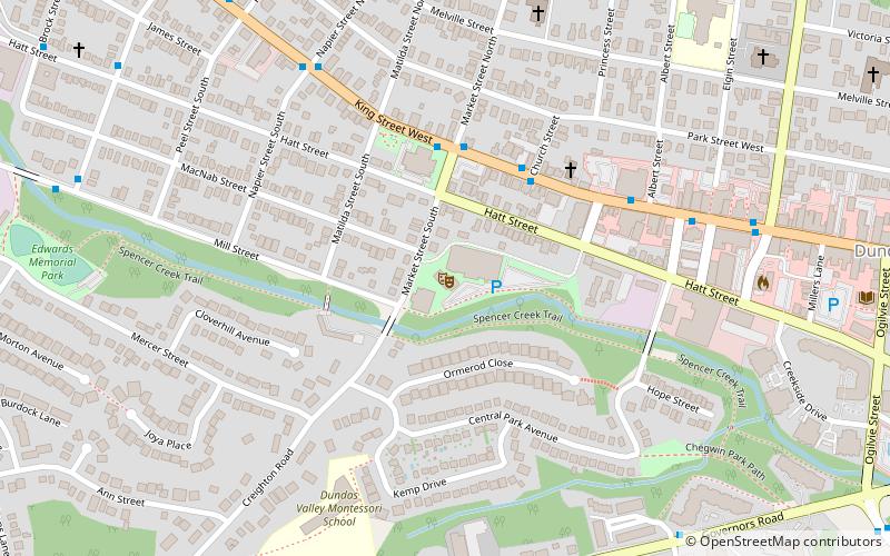 Dundas Little Theatre location map