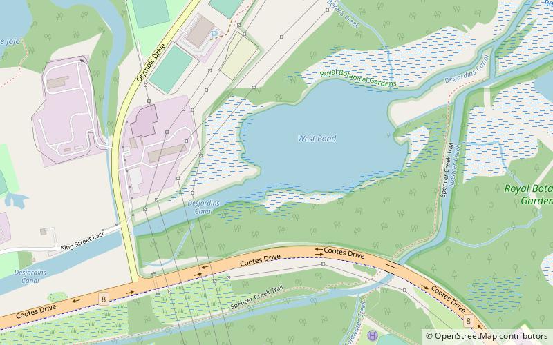 Canal Desjardins location map