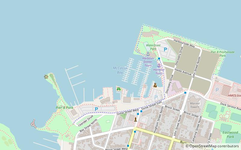 Royal Hamilton Yacht Club location map