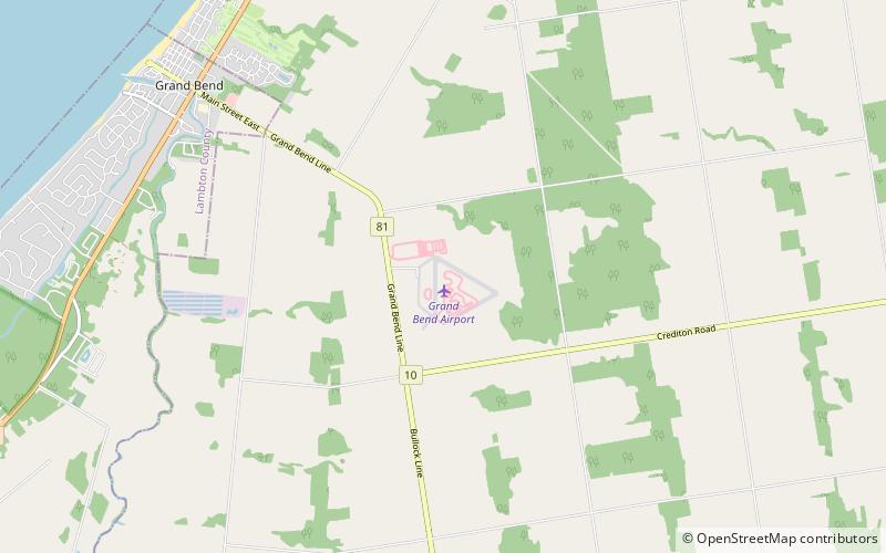 Grand Bend Motorplex location map