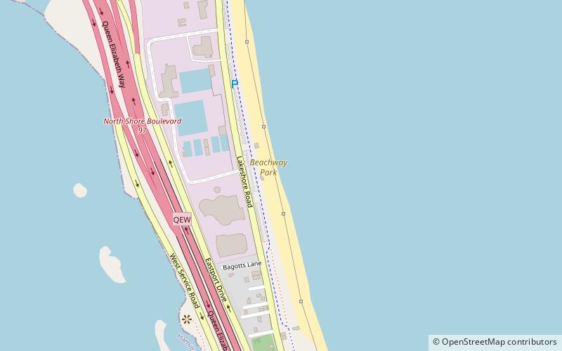 the beachway burlington location map