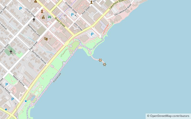 Brant Street Pier location map