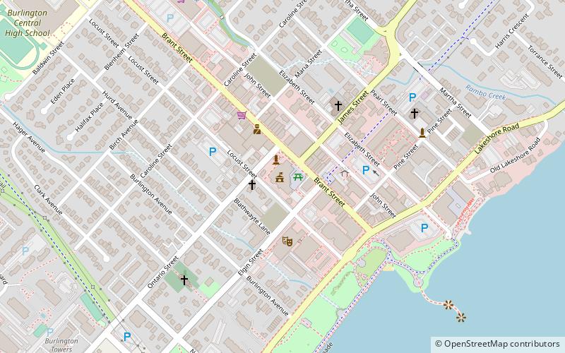 Burlington location map