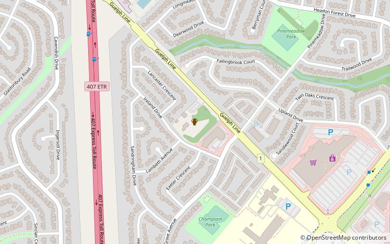 ireland house burlington location map
