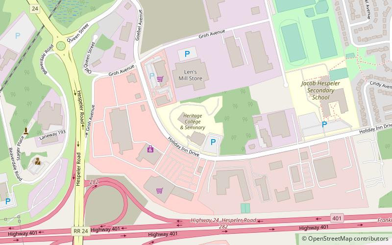 heritage college seminary cambridge location map