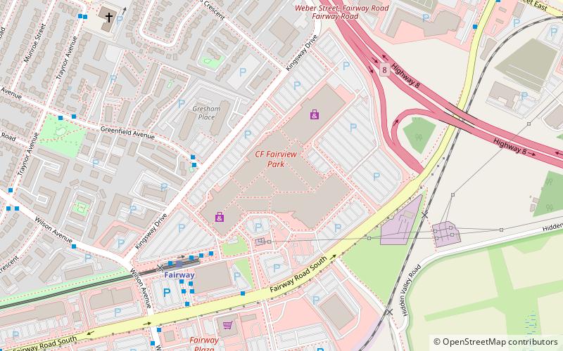 Fairview Park Mall location map