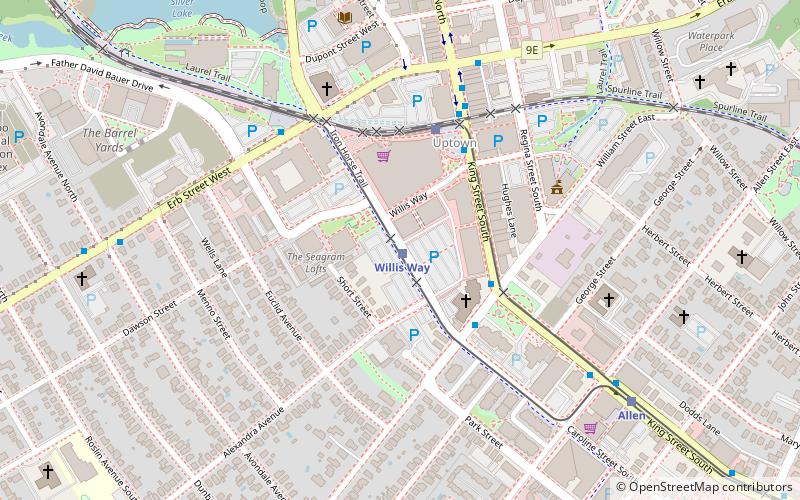 Willis Way station location map