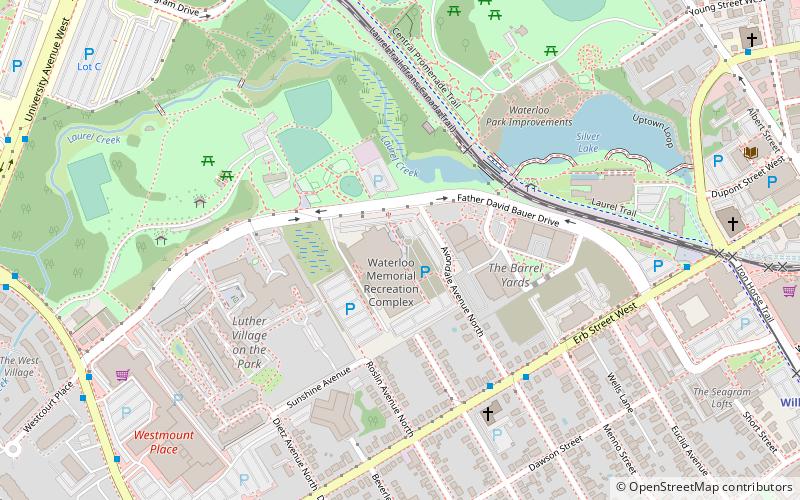 Waterloo Memorial Recreation Complex location map
