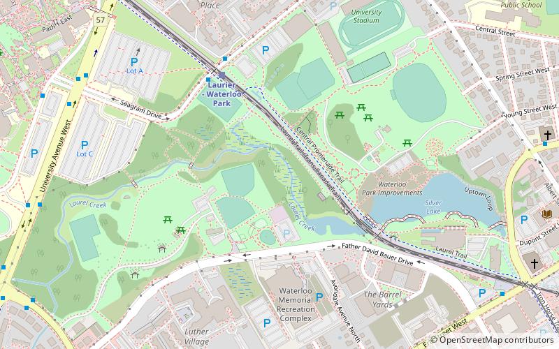 Waterloo Park location map