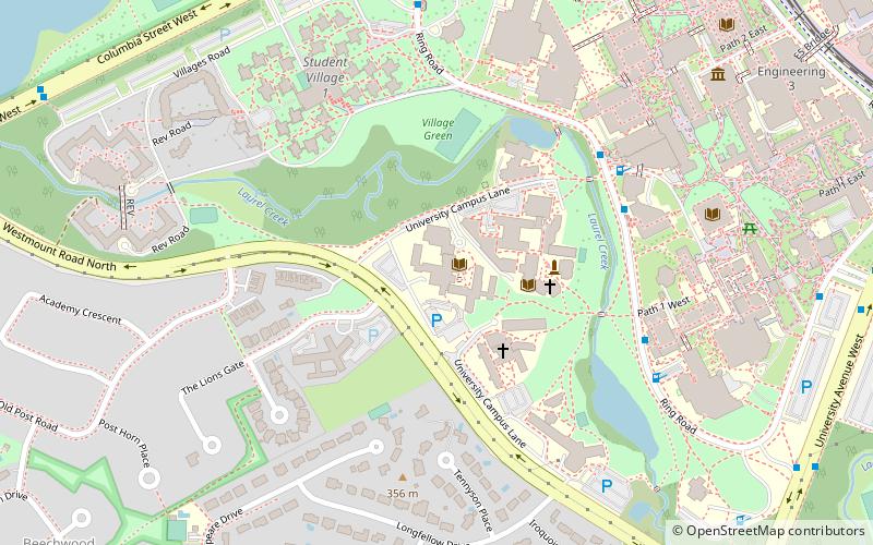Renison University College location map