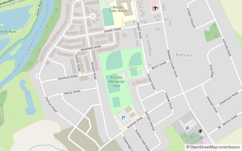 Breslau Community Centre location map