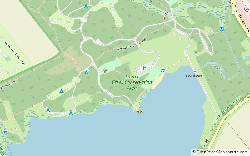 Laurel Creek Conservation Area location map