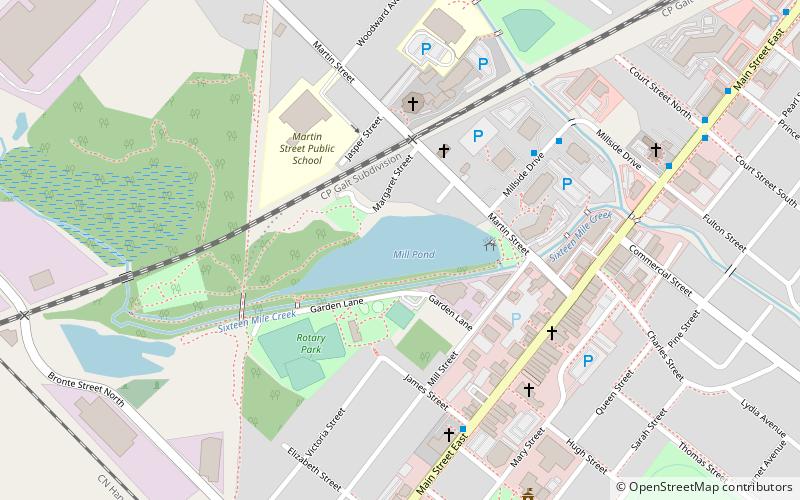 Mill Pond location map