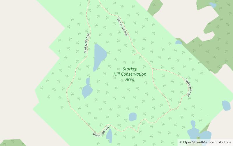 Starkey Hill location map