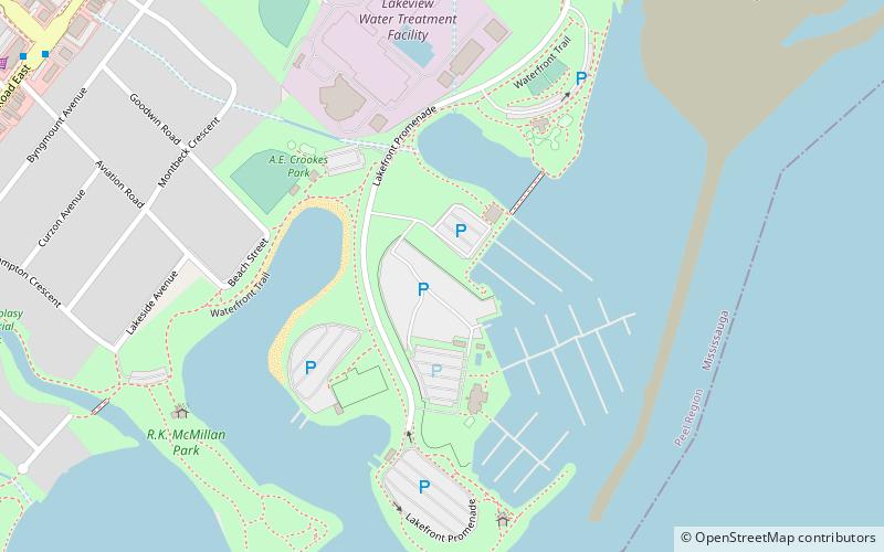 Lakefront Promenade Park location map