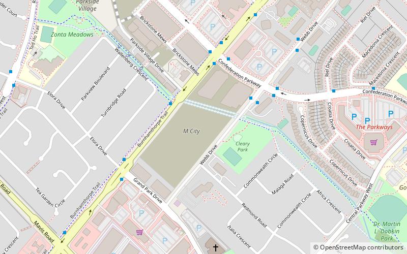 M City Condominiums location map