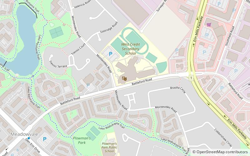 meadowvale theatre mississauga location map