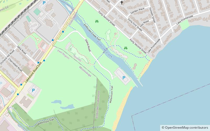 Marie Curtis Park location map