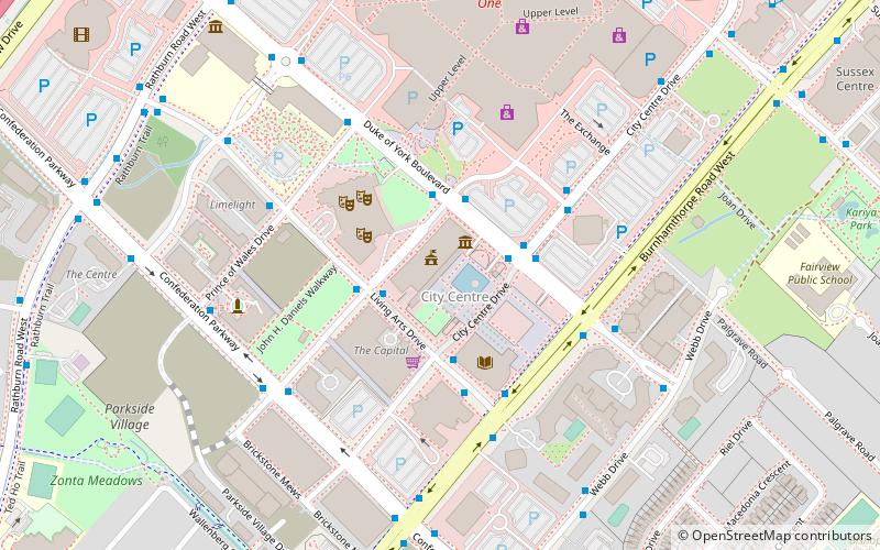 Mississauga Civic Centre location map