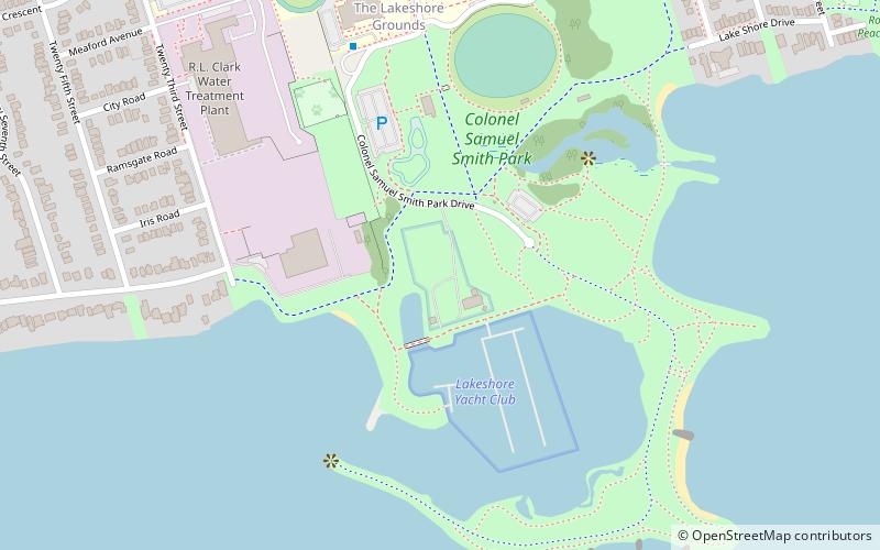 Lakeshore Yacht Club location map