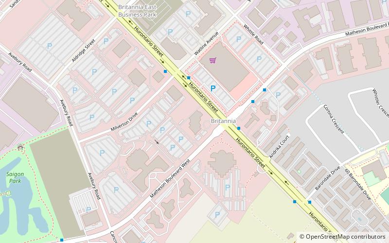 Dufferin-Peel Catholic District School Board location map
