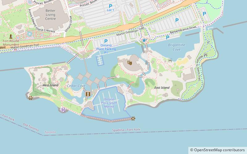 Ontario Place location map