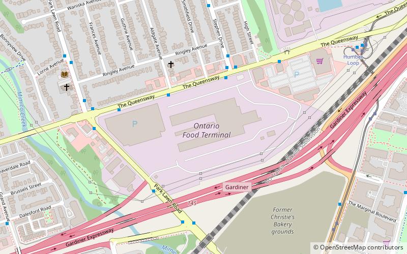 Ontario Food Terminal location map