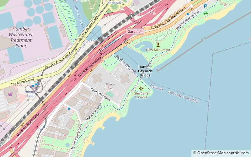 The Palace Pier location map