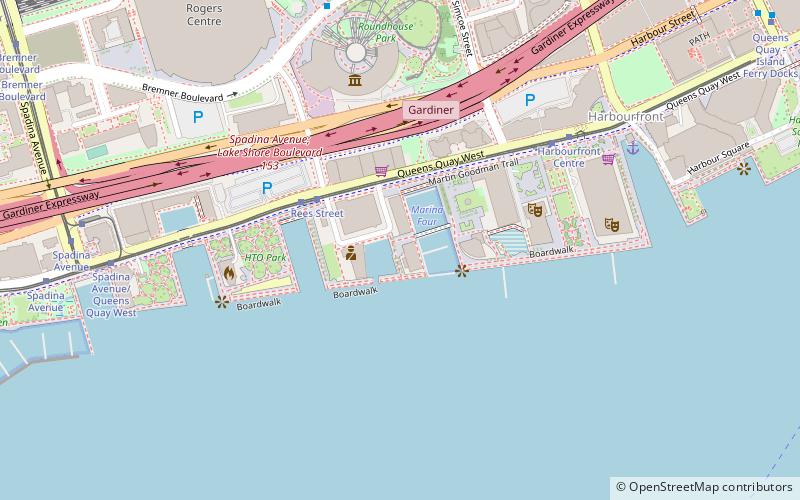 Harbourfront location map