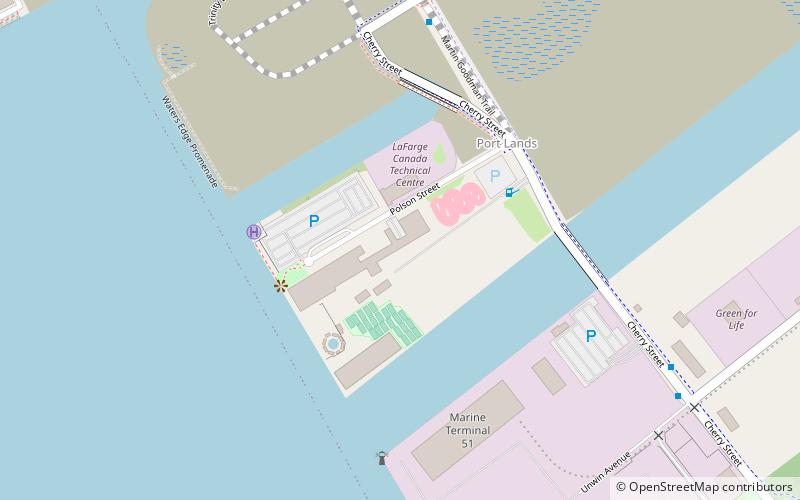 polson pier toronto location map
