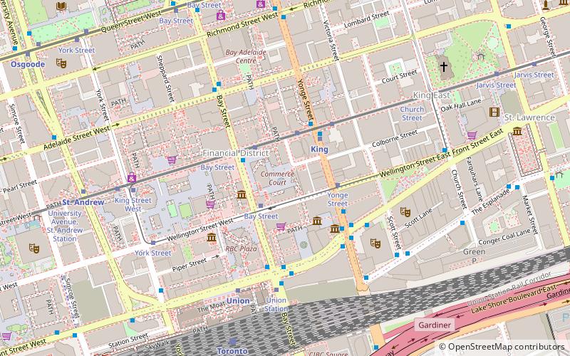 Commerce Court location map